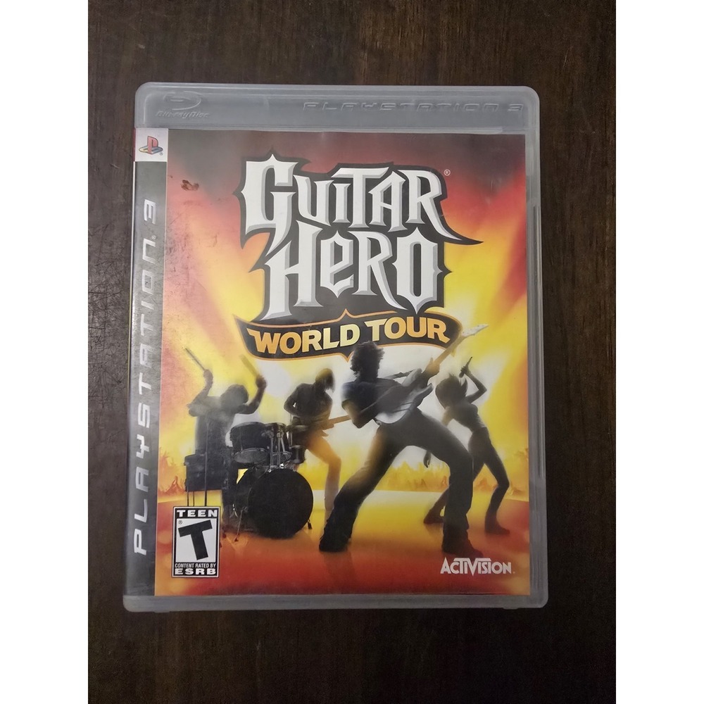 PlayStation 3 Guitar Hero: World Tour Sony‎ 2008 PS3 Complete with  Manual